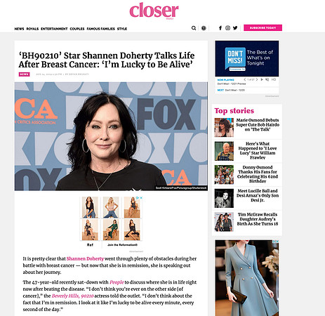 Screenshot_2019-12-20 Shannen Doherty Talks Life After Breast Cancer 'I'm Lucky to Be Alive'